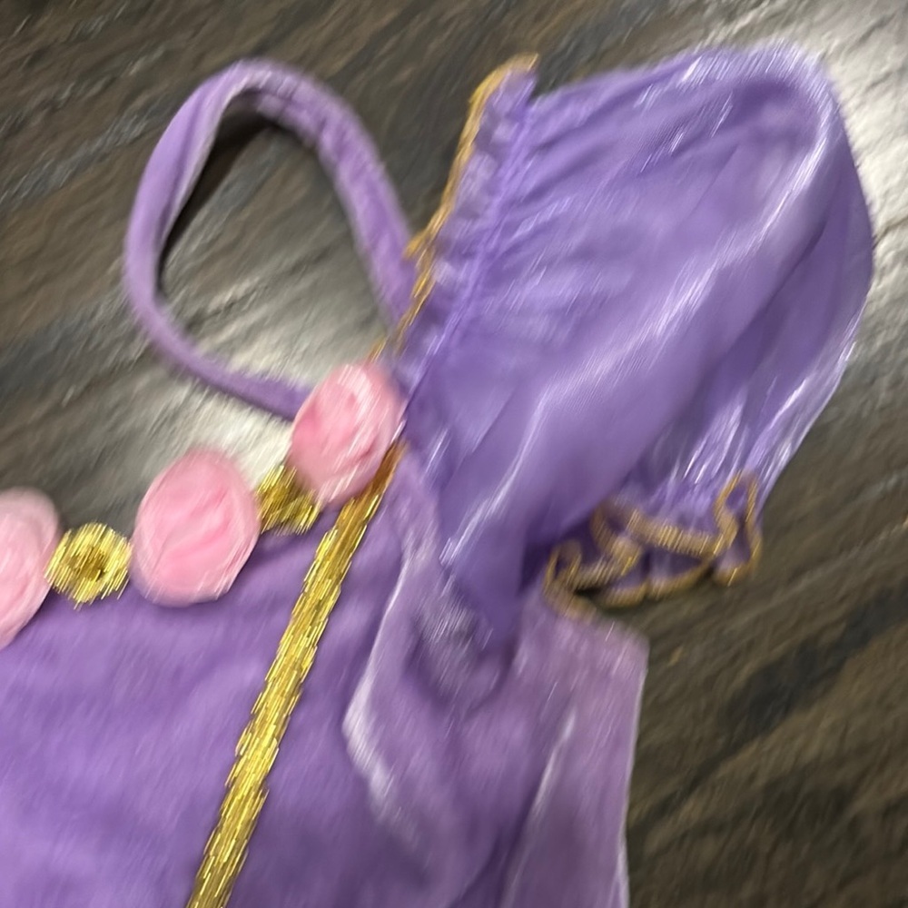 Purple Princess Kids Costume by Kid Kraft (size Large) - Picture 4 of 12